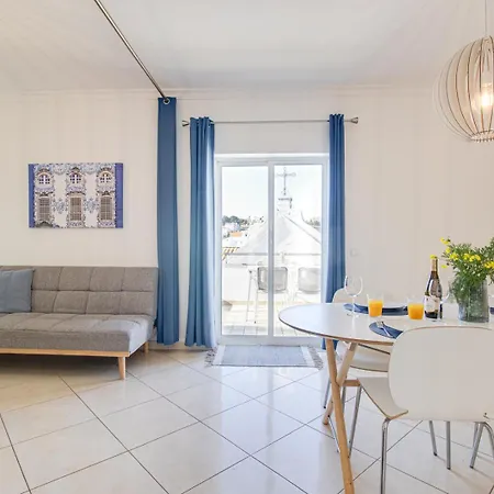 Apartament Old Town 2br 50m Ocean W/ Ac Wi-fi Parking Terrace Albufeira